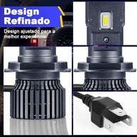 Lâmpada LED H4 Ultra Brilhante 10000LM - Iluminação Superior e Durabilidade Garantida - imagem 4
