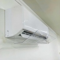 Defletor de Ar Condicionado Split em Acrílico Transparente - 100cm - Fixação Dupla Face - imagem 3