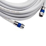 Cabo Coaxial RG06 10m Branco: Conexão Perfeita para Sua Antena! - imagem 3