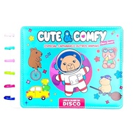 Cute & Comfy Super Special Edição 11: Capivaras e Animais - Caderno de Colorir Encadernado em Disco - imagem 2
