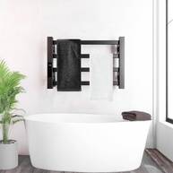 Toalheiro Elétrico Térmico 30x45 com Display Digital e Temporizador 110V - Design Moderno em Preto - imagem 3