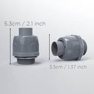 25 Conectores de Conduíte Elétrico 1/2" PVC: Segurança e Durabilidade para sua Casa - imagem 3
