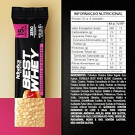 Atlhetica Nutrition BEST WHEY BAR 15g Protein (12 barras de 62g) Cheesecake de Morango - imagem 1