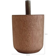 Pés para Cama Box King/Queen 5cm - Conjunto com 12 Peças em Madeira Mel - imagem 4