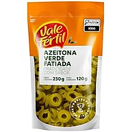 Azeitona Verde Fatiada Vale Fértil Sachê 120g - imagem 1
