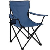 Cadeira Dobrável com Apoio de Braço e Porta-Copos – Ideal para Praia, Camping e Pesca até 120kg - imagem 1