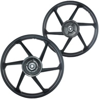 Par de Rodas Liga Leve Freio Tambor CG 125 Fan (2009-2018) com Rolamentos - Performance e Estilo! - imagem 1