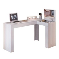 Escrivaninha Penteadeira em L com Porta Objetos 135cm Jade Belaflex Branco - Design Moderno e Funcional - imagem 4