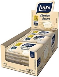 Mini Chocolate Branco Linea 13G, 15 Unidades - imagem 1