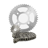 Kit Relação Completo Riffel Titanium XRE 300: Coroa 39Z, Pinhão 13Z e Corrente 520H 104L Aço 1045 - imagem 3