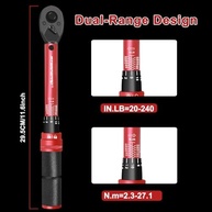 Chave de Torque ATsafepro 1/4" - Precisão ±3% para Bicicletas e Manutenção Geral - imagem 3