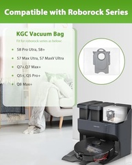 Pacote com 14 Sacos de Pó Q5 para Roborock - Compatível com S8 Pro Ultra, Q7 Max+, Q8 Max+, S7 MaxV Ultra e Outros Modelos - imagem 3