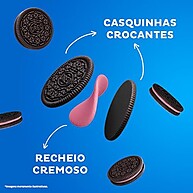 Oreo Milkshake Morango: Delícia Multipack 144g - imagem 2