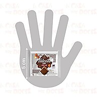 Mini Tablete de Chocolate Talento Avelã Diet 25g c/15 - Garoto - imagem 3