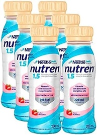 Nutren 1.5 200ml - Sabor Morango - Kit com 6 - Nestlé - imagem 3