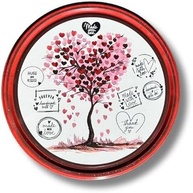 Hearts 150g - Lata com estampa de corações contendo biscoitos amanteigados e com chocolate - Fabricado na Dinamarca pela Jacobsens Bakery - imagem 2