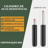 Pistão a Gás Classe 3 120mm 150kg Universal para Cadeira Gamer - LuvinCo - imagem 4