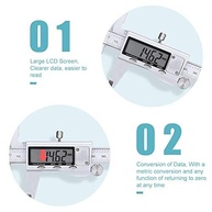 Paquímetro Digital de Aço Inoxidável 150mm (6") - Precisão LCD para Uso Doméstico e DIY - imagem 5