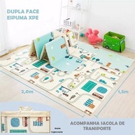 Tapete Térmico Emborrachado Dupla Face Infantil para Atividades - Cidade 1,50x2,00m - imagem 4