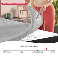 Pillow Top Queen Espuma D45 Firme 158x198x5cm - Conforto Premium com Toque Suave - imagem 3
