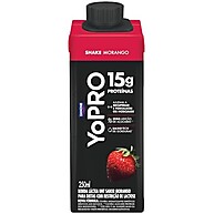 YoPRO Morango: 15g Proteína, 250ml - Pack 12 - imagem 4