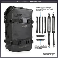 Bolsa de Cauda para Moto Rhinowalk 15L: Impermeável, Modular e Essencial para suas Aventuras - imagem 4