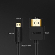 Cabo Micro HDMI para HDMI 1.5m MPOWER: Imagens 4K na Sua Tela Grande! - imagem 4