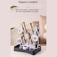 Escorredor de Mamadeiras Portátil com 16 Ganchos - Organizador de Secagem para Berçário, Cozinha e Viagem - imagem 5