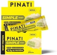 PINATI Barra de proteina SimpleWhey Pistache - 6,3g de proteina - 16 unidades - imagem 1