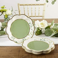 Pratos Decorativos Botanical Garden 18cm | Conjunto Premium 16 Peças Kate Aspen - imagem 3