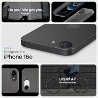Capa Spigen Liquid Air para iPhone 16e (2025) - Cinza Mármore: Proteção e Estilo Inovadores - imagem 3
