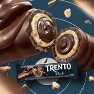 Chocolate Trento Dark Meio Amargo 55% Cacau 464g - 16x29g - imagem 2