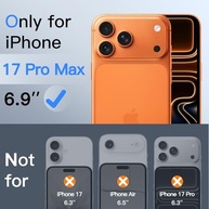 JETech Película Privacidade iPhone 17 Pro Max 6.9" + Protetor Câmera - Anti-Espião - imagem 3