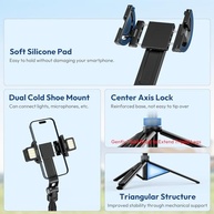 ULANZI TT88: Tripé Magnético e Bastão de Selfie 2 em 1 para iPhone 17/15/14/13/12 - imagem 5
