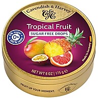 Cavendish & Harvey: Balas Tropicais Deliciosas em Lata 175g - imagem 2