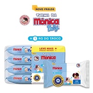 Kit Toalhas Umedecidas Hora da Troca Turma da Mônica - 176 Unidades com Camomila e Vitamina E - imagem 5