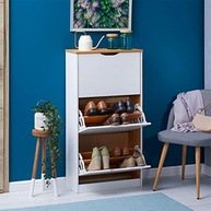Sapateira Basculante IDIMEX 3 Portas - Organize até 18 Pares com Estilo - imagem 3