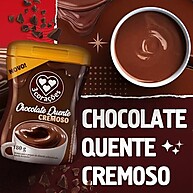 3 Corações Chocolate Quente Cremoso: Sabor Intenso 180g - imagem 4