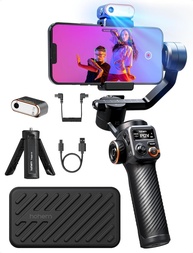 iSteady M6 Kit: Gimbal Estabilizador 3 Eixos com IA, Luz RGB e Bateria 18h para Smartphones - imagem 1