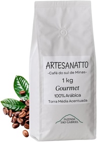 Café Gourmet Grãos 100% Arábica 1kg Torra Média Acentuada - Cultivo de Altitude no Sul de Minas Guaxupé - Sabor Equilibrado Aroma Envolvente Graos Selecionados - imagem 1