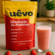 Albumina Uevo Refil 1kg Morango - imagem 2