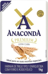 Farinha de Trigo Tipo 1 1Kg Anaconda Premium - imagem 2