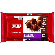 Chocolate Meio Amargo NESTLÉ Profissional 1kg: Sabor Intenso - imagem 1