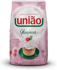 Kit 2 Un. Açucar Refinado De Confeiteiro Glaçucar União 1kg - imagem 1