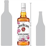 Jim Beam Cereja: Bourbon Americano Refrescante 1L - imagem 4