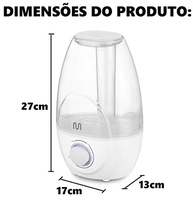 Umidificador Multilaser Clear Tank 2 1L - Silencioso com Óleos Essenciais - imagem 3