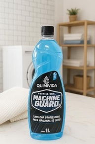 Limpa Máquinas de Lavar Machine Guard Quimivida 1L - Limpeza Profunda e Técnica - imagem 3