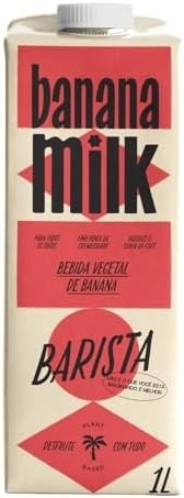 Banana Milk Barista 1L – Bebida Vegetal, Sabor Mais Neutro, Sem Lactose, Sem Glúten, Sem Açúcar | Ideal para Latte, Cappuccino e Espresso - imagem 3