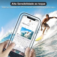 Kit 2 Capas Celular Universal à Prova D'água - Proteção Total para Chuva e Shows! - imagem 5