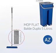 Rodo Flat Mop com Balde Lava e Seca – Sistema Prático + 2 Refis (Cores Sortidas) - imagem 5